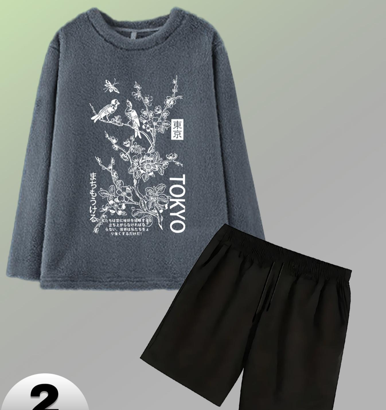 Фланелевый костюм с шортами для мужчин, теплый и простой в уходе, незаменимый для путешествий и проживания в отеле XXL серый
Фланелевый костюм с шортами для мужчин, теплый и простой в уходе, незаменимый для путешествий и проживания в отеле XXL серый