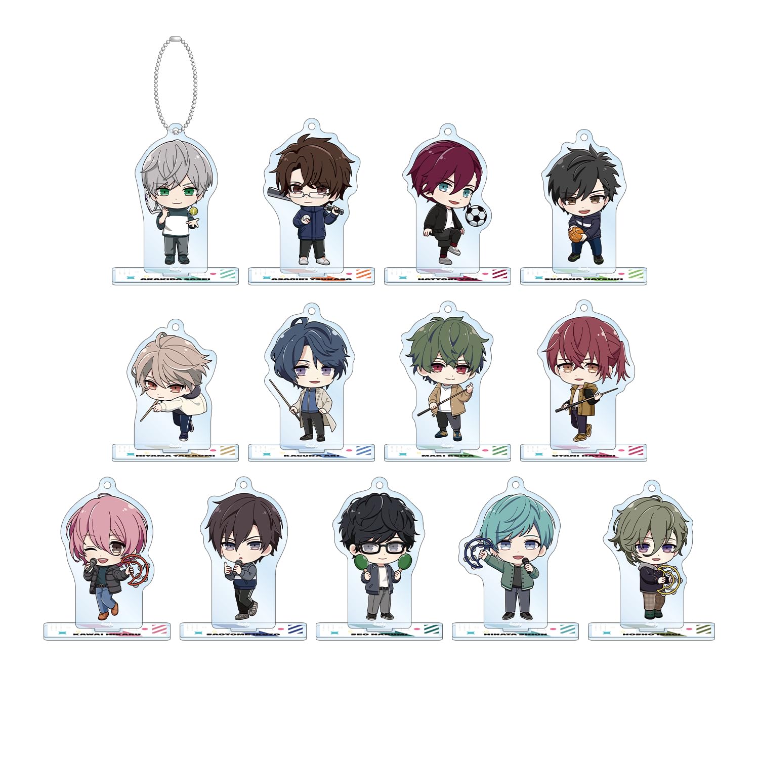 Подставка для ключей с акриловым персонажем Stand My Heroes Trading Chibi ver.B 13 шт. КОРОБКА
Подставка для ключей с акриловым персонажем Stand My Heroes Trading Chibi ver.B 13 шт. КОРОБКА