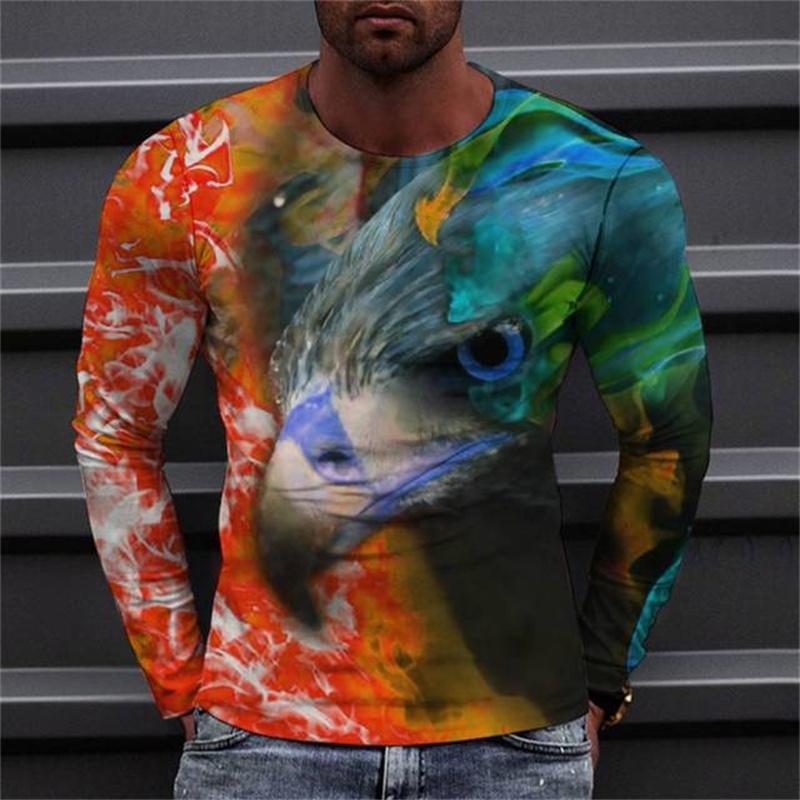 Винтажные мужские футболки с рисунком орла, футболки с 3D-принтом животного, летние повседневные топы с длинными рукавами, свободные, с круглым вырезом S
Винтажные мужские футболки с рисунком орла, футболки с 3D-принтом животного, летние повседневные топы с длинными рукавами, свободные, с круглым вырезом S