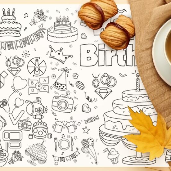 Yousheng Giant Kids Birthday Coloring Poster Clear Cookie Print Cartoon Rich Content Classroom Birthday Favor DIY Colorable Tablewear
Yousheng Giant Kids Birthday Coloring Poster Clear Cookie Print Cartoon Rich Content Classroom Birthday Favor DIY Colorable Tablewear