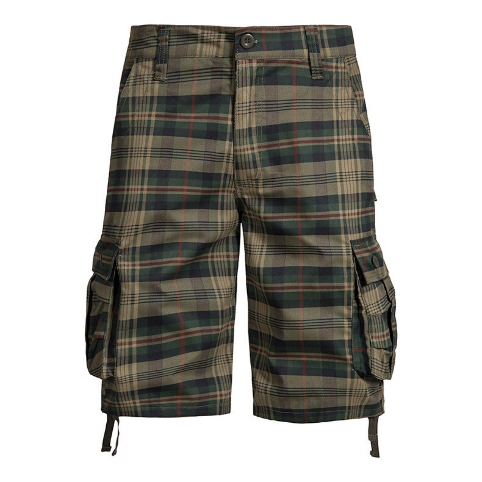 Men s Outdoor Cargo Shorts Multi Pocket Workwear Shorts Casual Plaid Pattern Knee Length Durable Fabric Lightweight Design XL
Men s Outdoor Cargo Shorts Multi Pocket Workwear Shorts Casual Plaid Pattern Knee Length Durable Fabric Lightweight Design XL