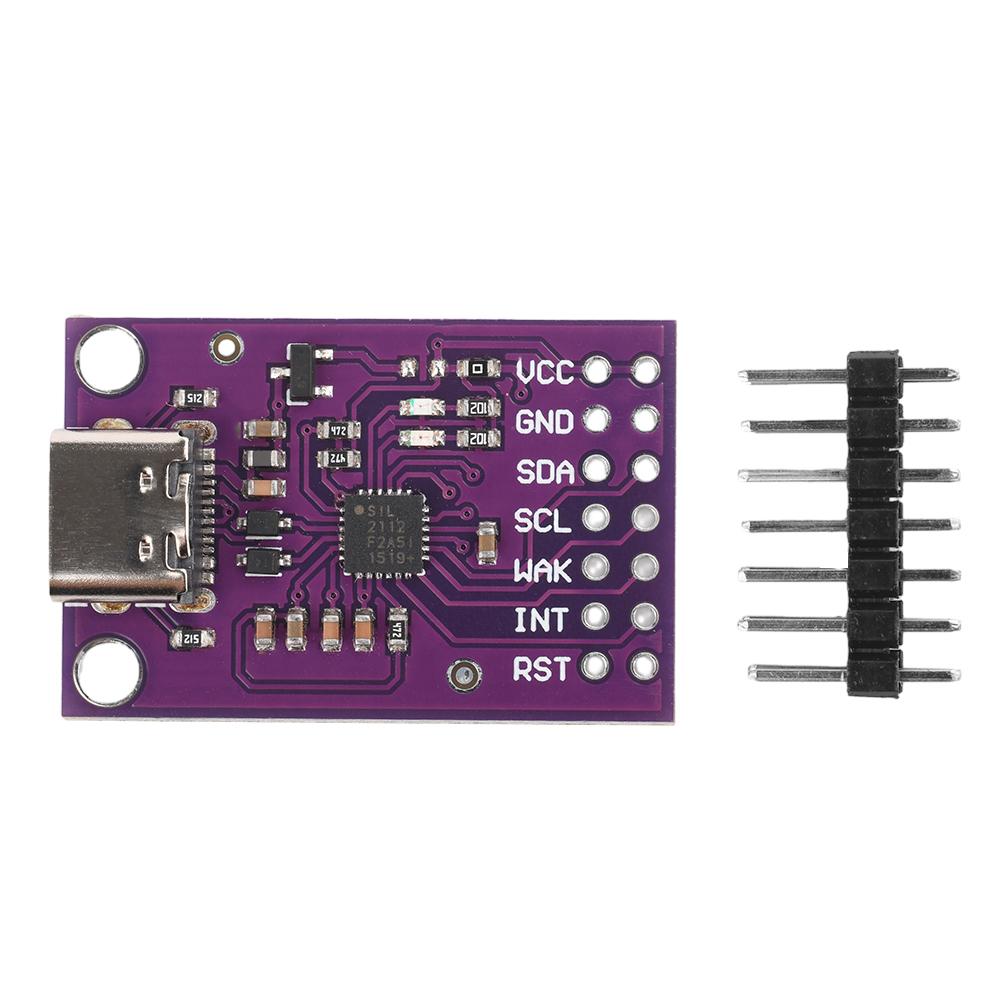 CP2112 Module Usb To Smbus/I2C USB To I2C Communication Module Electronic Signal Processing Module Type-C Ccs811 Debugging Board
CP2112 Module Usb To Smbus/I2C USB To I2C Communication Module Electronic Signal Processing Module Type-C Ccs811 Debugging Board
