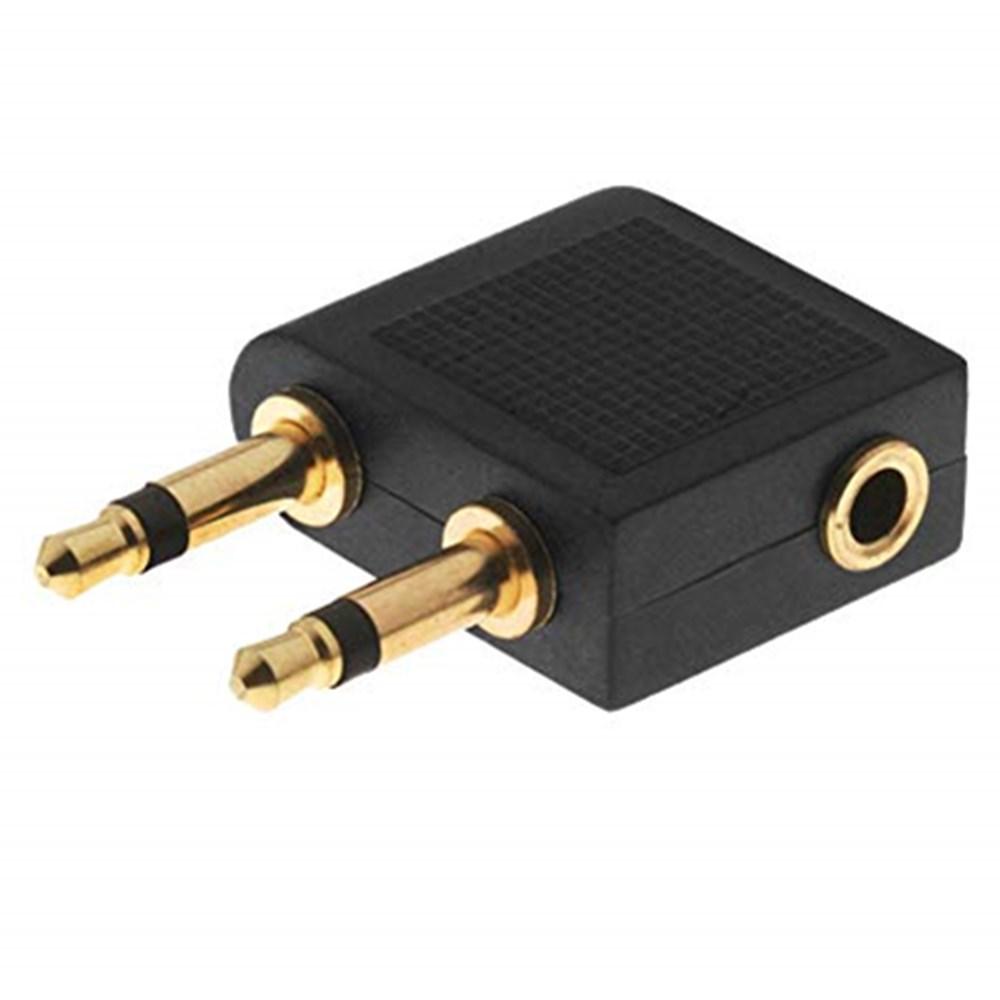 Dual 3.5mm Male to Female Airplane Headphone Adapter Gold Plated Stereo 3.5mm AUX Splitter Airline Audio Converter As Shown A
Dual 3.5mm Male to Female Airplane Headphone Adapter Gold Plated Stereo 3.5mm AUX Splitter Airline Audio Converter As Shown A