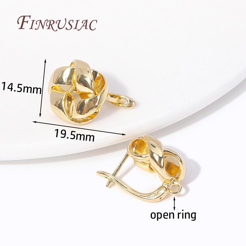 Trendy Earrings Accessories 18K Gold Plated Metal Round Earwires Earring Fasteners Hooks For DIY Women Ear Jewelry Making 1 pair
Trendy Earrings Accessories 18K Gold Plated Metal Round Earwires Earring Fasteners Hooks For DIY Women Ear Jewelry Making 1 pair