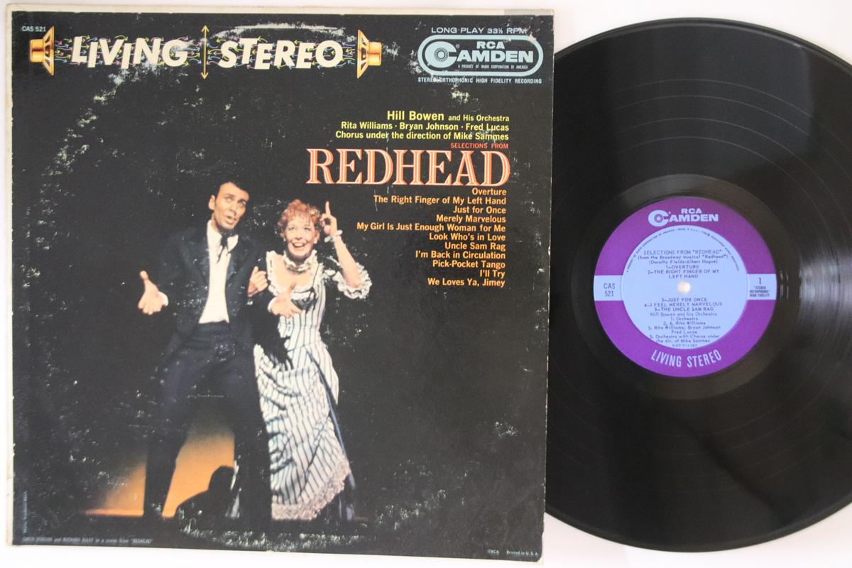 LP Record HILL BOWEN - Selections From Redhead CAS521 RCA CAMDEN US Soundtracks & Musicals Used
LP Record HILL BOWEN - Selections From Redhead CAS521 RCA CAMDEN US Soundtracks & Musicals Used