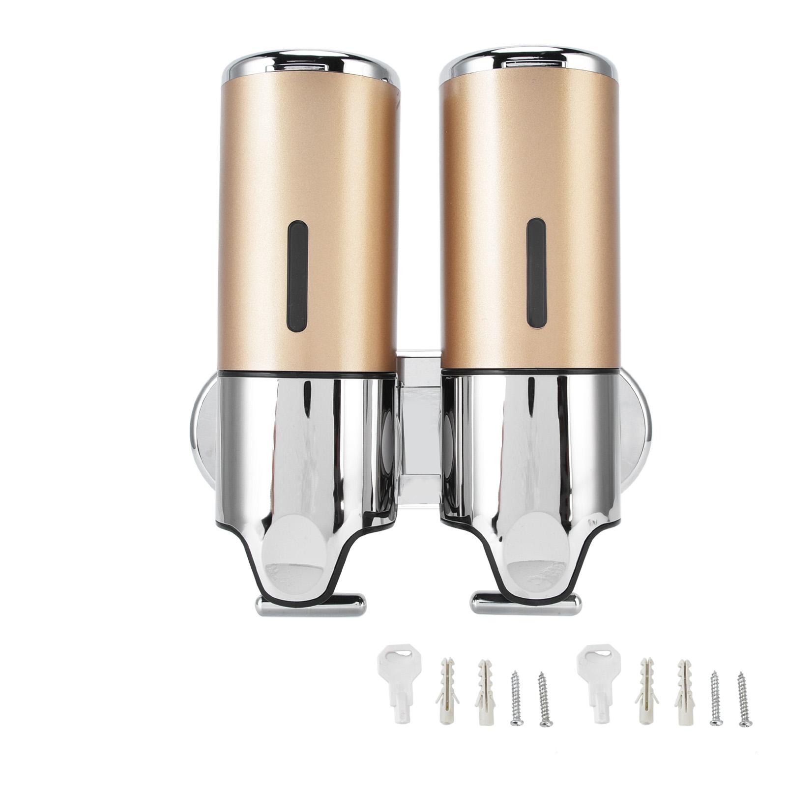Wall Mount Soap Shower Dispenser Dual Pump 2 Separate Compartments Reusable Space Saving Shampoo
Wall Mount Soap Shower Dispenser Dual Pump 2 Separate Compartments Reusable Space Saving Shampoo