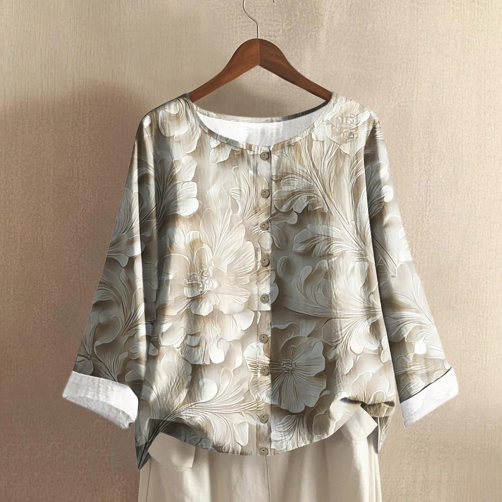 Жіноча Модна І Повсякденна Сорочка З Довгим Рукавом Круглим Вирізом З Принтом Бавовняна Та Лляна Блузка Топ XL
Жіноча Модна І Повсякденна Сорочка З Довгим Рукавом Круглим Вирізом З Принтом Бавовняна Та Лляна Блузка Топ XL