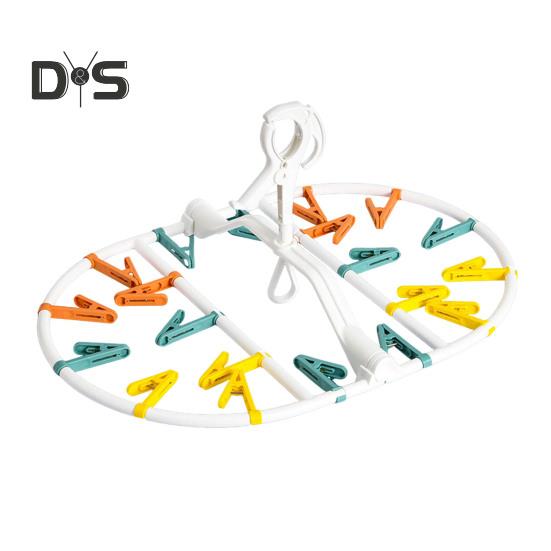 Сушильная стойка, вешалка для детской одежды, вращающаяся на 360 градусов, складная конструкция, переносная вешалка для носков и нижнего белья с зажимами C
Сушильная стойка, вешалка для детской одежды, вращающаяся на 360 градусов, складная конструкция, переносная вешалка для носков и нижнего белья с зажимами C