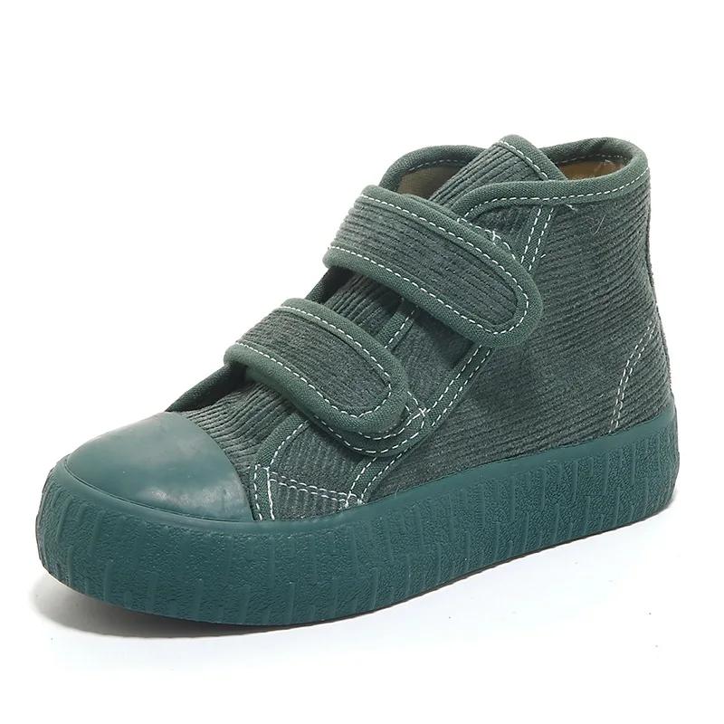 Fashion Hook&Loop Soft Corduroy Kids Sneakers School Casual All-match Children Girl Shoes High Top Autumn Boys Boots E08051 25 зелений
Fashion Hook&Loop Soft Corduroy Kids Sneakers School Casual All-match Children Girl Shoes High Top Autumn Boys Boots E08051 25 зелений