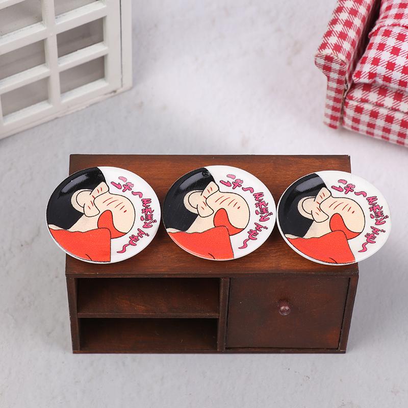 3Pcs Dollhouse Mini Cartoon Plates Dishes Model Dollhouse Simulation Kitchen Decoration Dolls House Accessories Pretend Play Toy
3Pcs Dollhouse Mini Cartoon Plates Dishes Model Dollhouse Simulation Kitchen Decoration Dolls House Accessories Pretend Play Toy