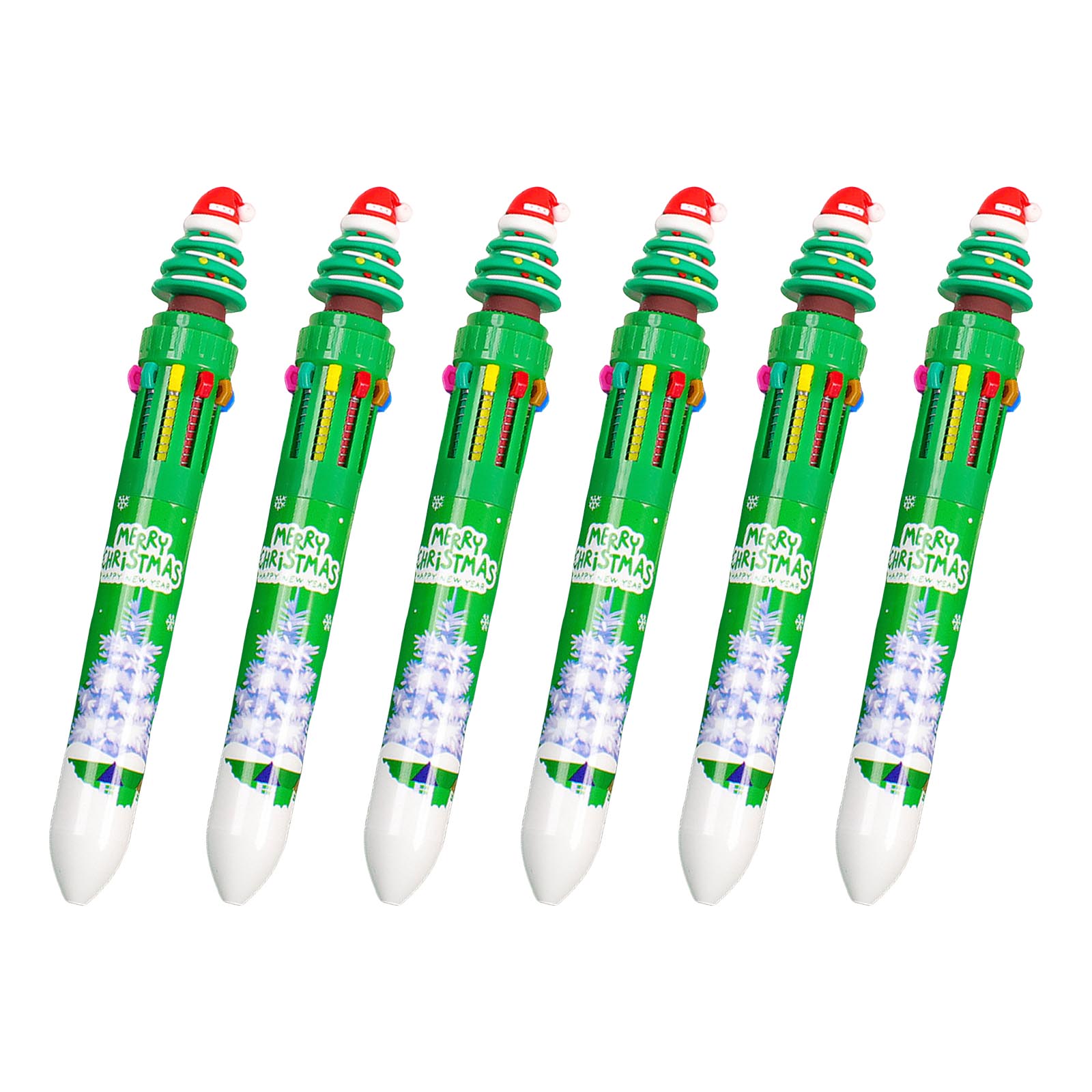 6 шт. шариковая ручка с рисунком в виде рождественского мультфильма 10 в 1 ручка-челнок многоцветная шариковая ручка офисные школьные принадлежности для студентов 3
6 шт. шариковая ручка с рисунком в виде рождественского мультфильма 10 в 1 ручка-челнок многоцветная шариковая ручка офисные школьные принадлежности для студентов 3