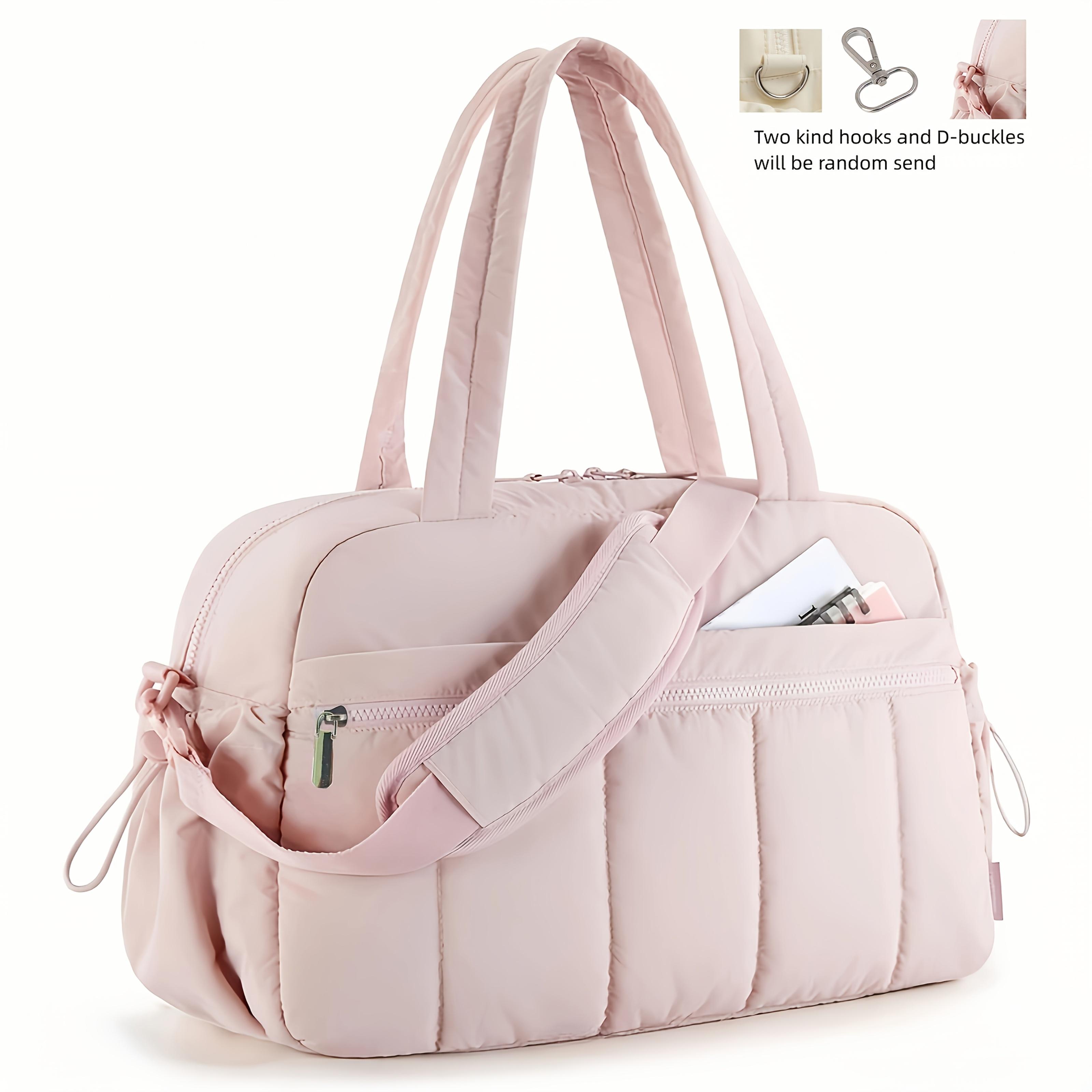 Large Capacity Women s Travel Bag, Stylish and Versatile Commuting Tote Bag, Zipper Closure New Solid Color Casual Luggage Bags рожевий
Large Capacity Women s Travel Bag, Stylish and Versatile Commuting Tote Bag, Zipper Closure New Solid Color Casual Luggage Bags рожевий
