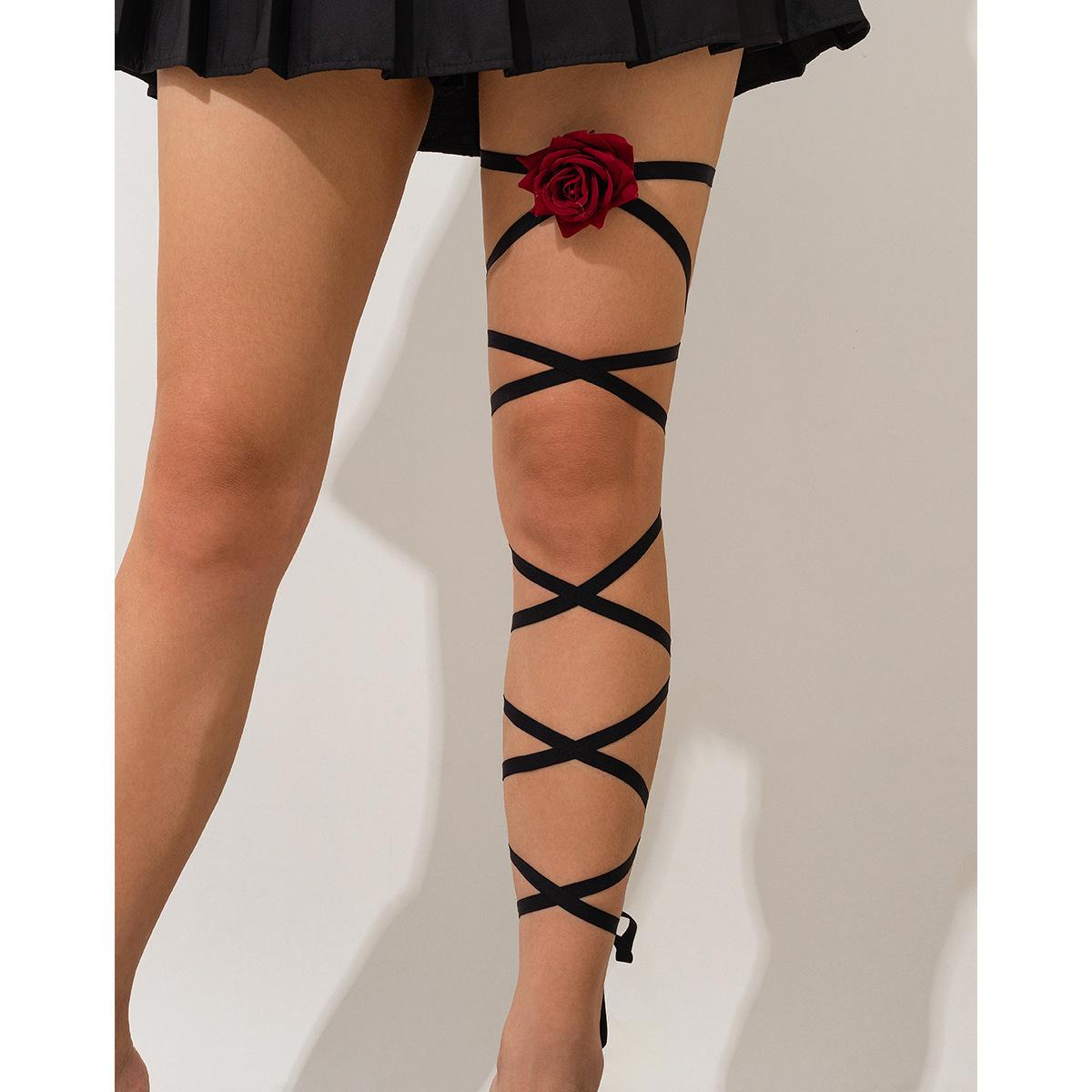 Sexy Rose Flower Thigh Chain Legchain Lolita Sweet Cool Butterfly Stretch Strap Leg Ornament
Sexy Rose Flower Thigh Chain Legchain Lolita Sweet Cool Butterfly Stretch Strap Leg Ornament