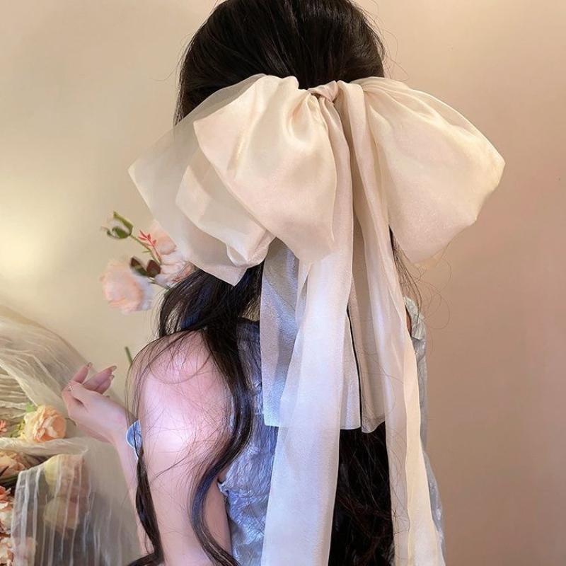1PC High-end Bow Hairpin, Super Fairy Size Ribbon, Sweet Princess Headgear Hair Accessories, Spring Clip, Ambient Hair Accessories білий
1PC High-end Bow Hairpin, Super Fairy Size Ribbon, Sweet Princess Headgear Hair Accessories, Spring Clip, Ambient Hair Accessories білий