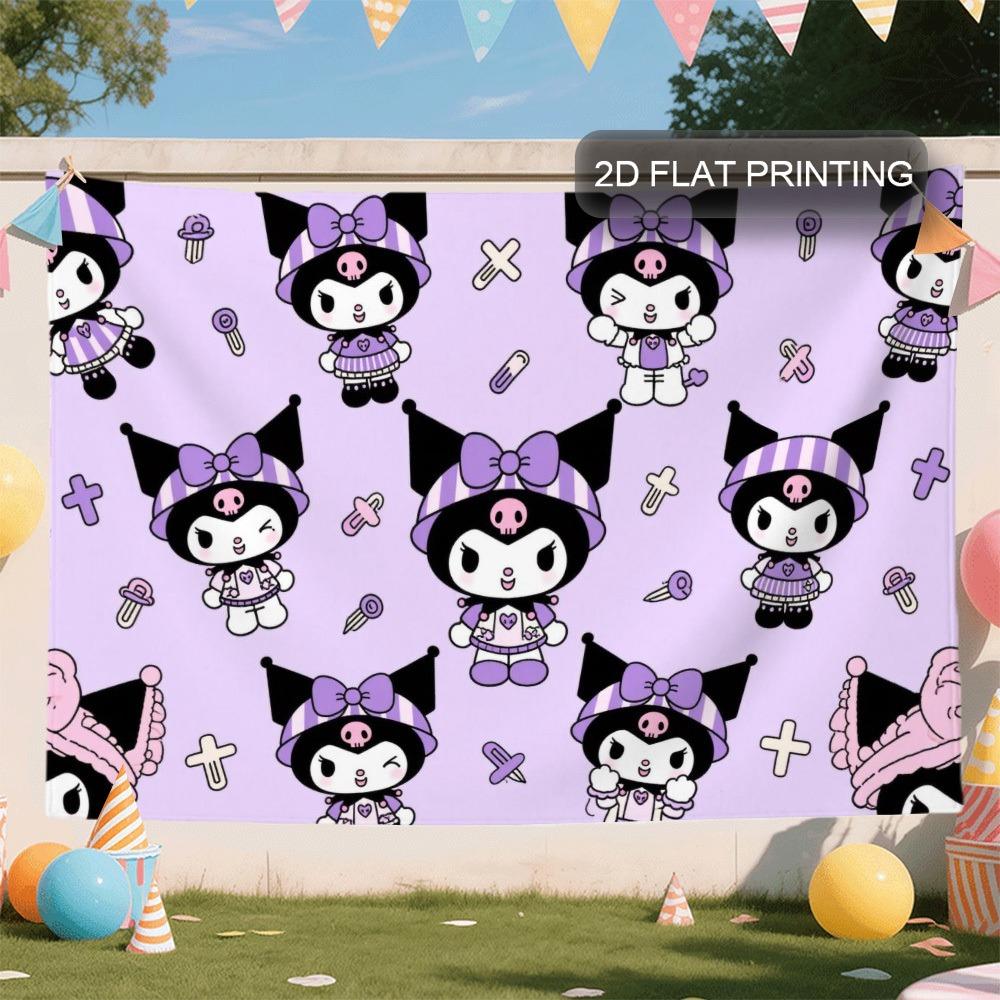 Hello Kitty Face And Kuromi Prints Wall Tapestry Are Suitable For Room Party Backgrounds Christmas And YearRound Decoration 74x94cm(29x37in)
Hello Kitty Face And Kuromi Prints Wall Tapestry Are Suitable For Room Party Backgrounds Christmas And YearRound Decoration 74x94cm(29x37in)