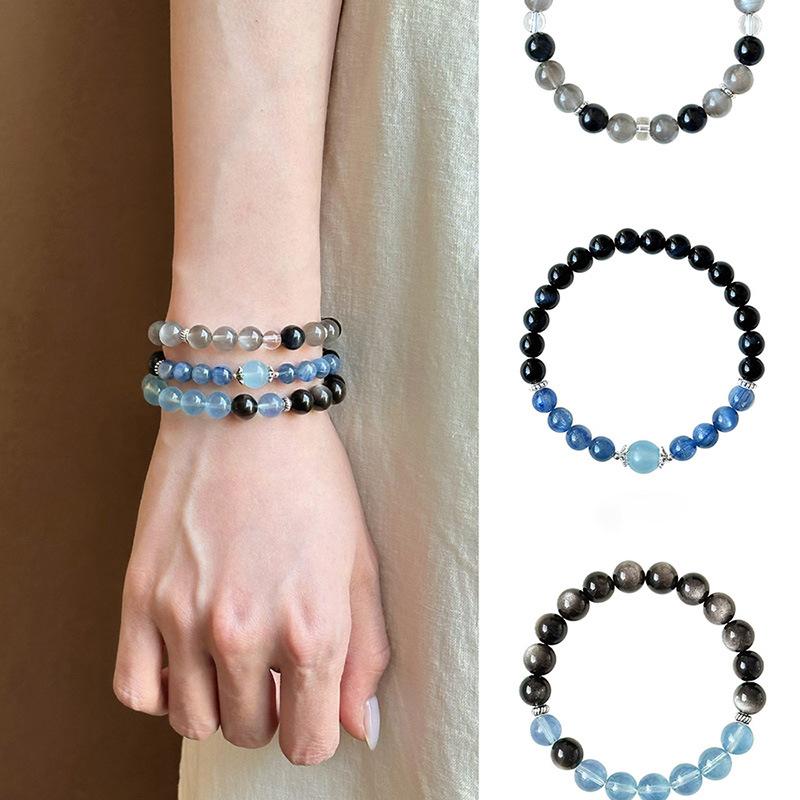 Natural moonstone silver yaoshi beaded bracelet light luxury fashion high sense niche design personalized versatile jewelry women
Natural moonstone silver yaoshi beaded bracelet light luxury fashion high sense niche design personalized versatile jewelry women