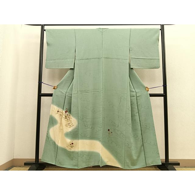 Heiwaya Kimono Irotome Visiting Kimono Embroidery Flowing Water Flower Pattern Haze Dyed Gold Color Pure Silk Masterpiece BAAS0777sa
Heiwaya Kimono Irotome Visiting Kimono Embroidery Flowing Water Flower Pattern Haze Dyed Gold Color Pure Silk Masterpiece BAAS0777sa