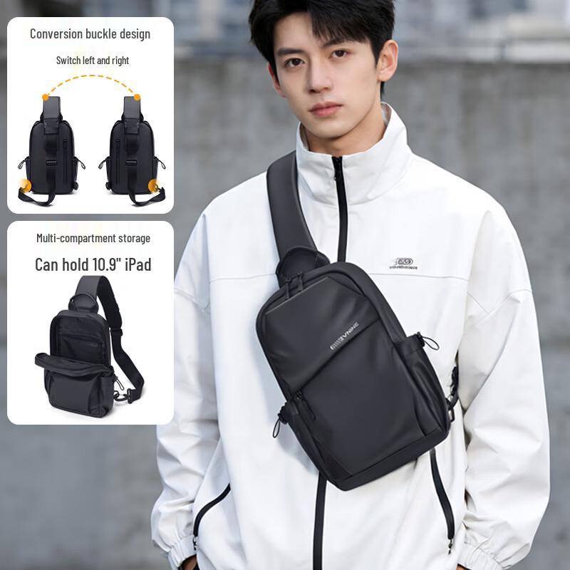 V.NINE Unisex Casual Crossbody Chest Bag for 10.9-inch iPad
V.NINE Unisex Casual Crossbody Chest Bag for 10.9-inch iPad