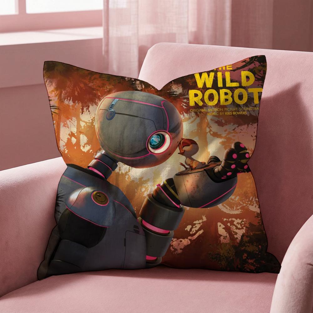 The W-Wild Robot Cushion Cover Multi-Scene Pillow Cover for Home & Car - Reversible, Soft & Durable for Daily Use 30cmx30cm
The W-Wild Robot Cushion Cover Multi-Scene Pillow Cover for Home & Car - Reversible, Soft & Durable for Daily Use 30cmx30cm
