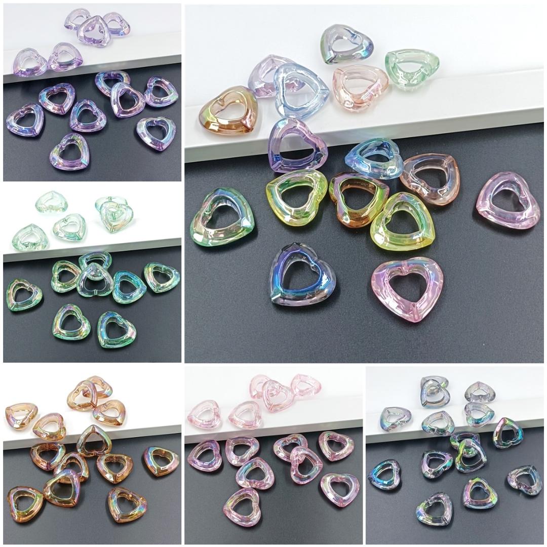 Модные бусины с вертикальным отверстием в форме сердца, волшебные цветные бусины с УФ-покрытием, креативные серьги, делающие полые Аврора, прозрачные 5 шт., аксессуары для ювелирных изделий своими руками
Модные бусины с вертикальным отверстием в форме сердца, волшебные цветные бусины с УФ-покрытием, креативные серьги, делающие полые Аврора, прозрачные 5 шт., аксессуары для ювелирных изделий своими руками