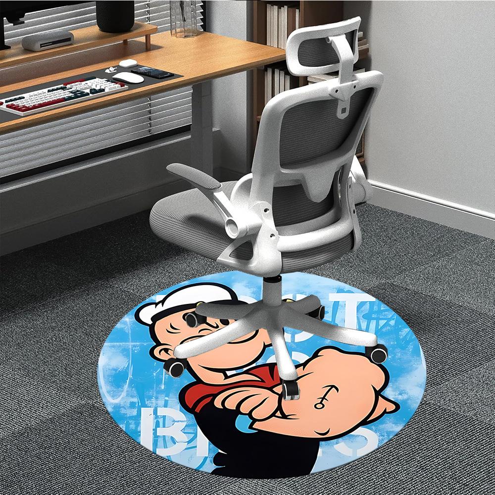 1pc Popeye Sailor Office Round Area Rug, Under Office Chairs Bedroom Living Room Home Decor, Room Decoa1016072 80cm by 80cm
1pc Popeye Sailor Office Round Area Rug, Under Office Chairs Bedroom Living Room Home Decor, Room Decoa1016072 80cm by 80cm