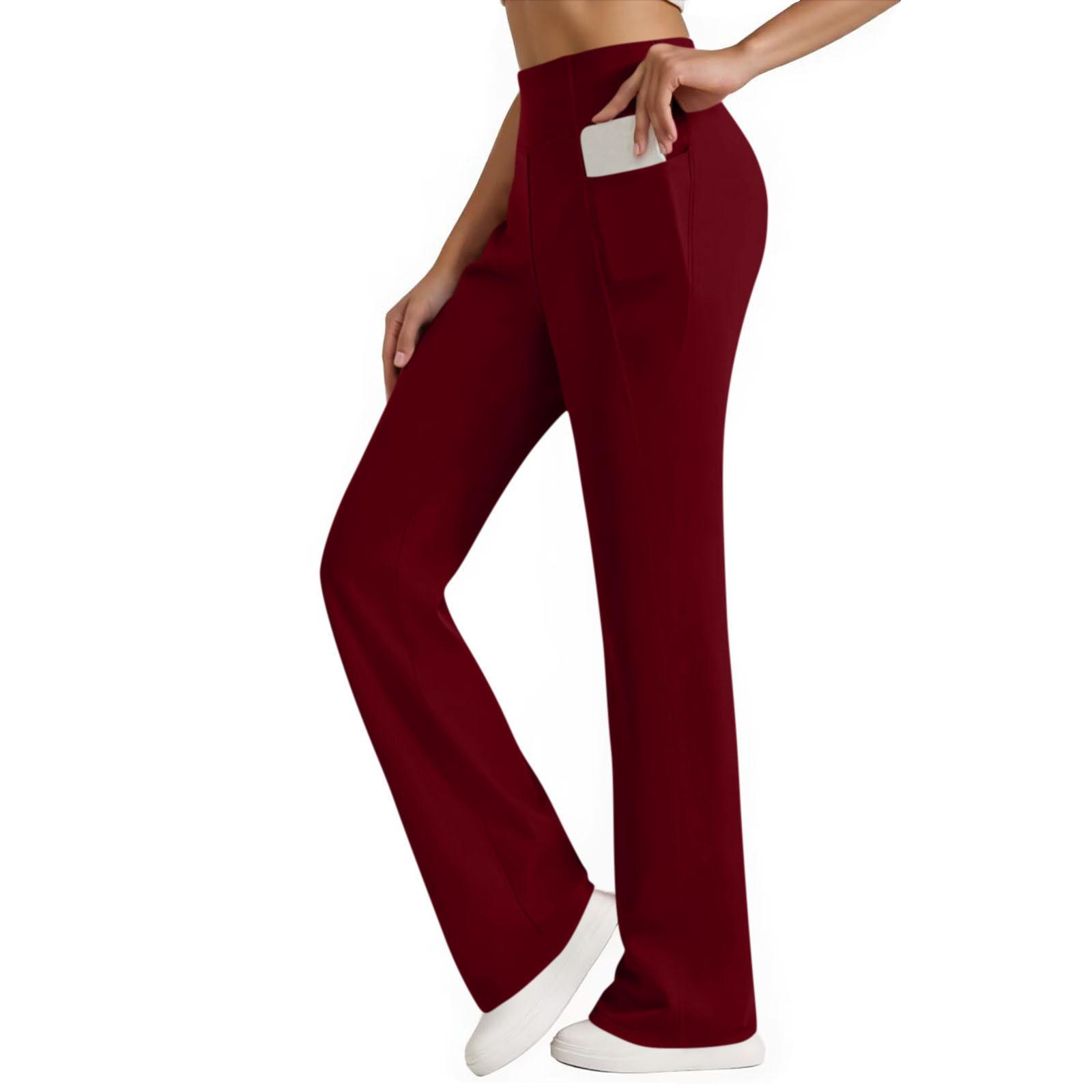 Women s High-Waisted Casual Athletic Slim-Fit Outdoor Fitness Yoga Pants With Pockets XL винний
Women s High-Waisted Casual Athletic Slim-Fit Outdoor Fitness Yoga Pants With Pockets XL винний