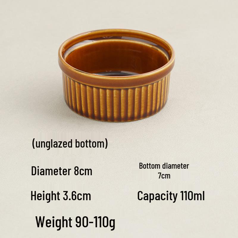 Vertical Stripe 3.2 Dehua Ceramic Pudding Bowl with Lid - Perfect for Jelly or Sauce
Vertical Stripe 3.2 Dehua Ceramic Pudding Bowl with Lid - Perfect for Jelly or Sauce
