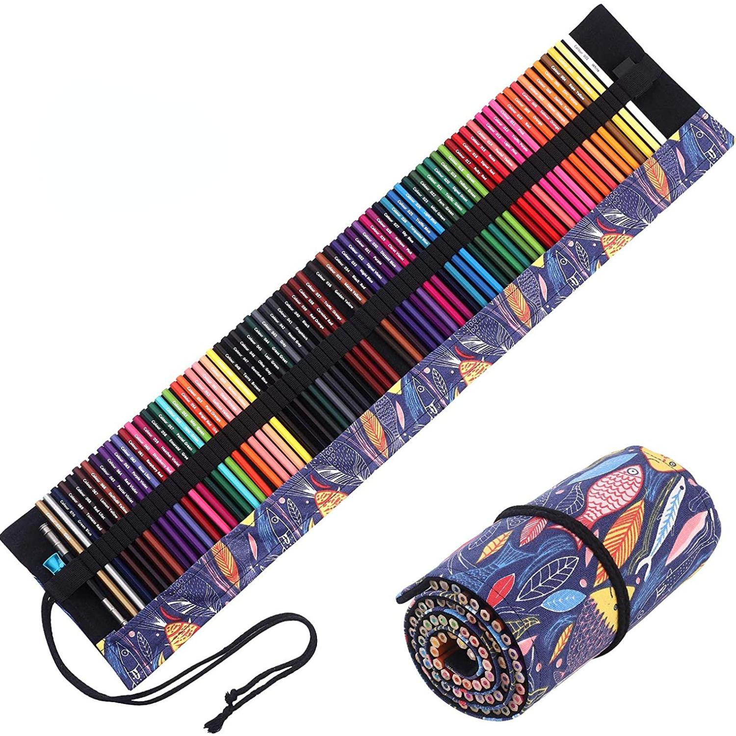 36/48/72 Цветные карандаши Книжка-раскраска для взрослых Профессиональный набор для раскраски для рисования Художественные цветные карандаши с свернутой холщовой сумкой Художники Студенты, рисующие эскизы 36 pencil and woven canvas pencil wrap разноцветны
36/48/72 Цветные карандаши Книжка-раскраска для взрослых Профессиональный набор для раскраски для рисования Художественные цветные карандаши с свернутой холщовой сумкой Художники Студенты, рисующие эскизы 36 pencil and woven canvas pencil wrap разноцветны