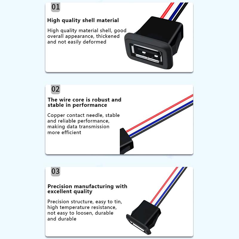Usb Type C Waterproof Connector Type-C With Card Buckle Female 3A High Current Fast Charging Jack Port Usb-C Charger Plug one size
Usb Type C Waterproof Connector Type-C With Card Buckle Female 3A High Current Fast Charging Jack Port Usb-C Charger Plug one size