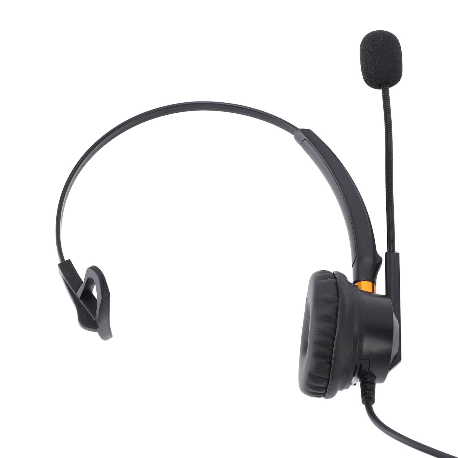 Телефонная гарнитура с микрофоном с шумоподавлением Черная проводная USB гарнитура для одного уха для компьютера
Телефонная гарнитура с микрофоном с шумоподавлением Черная проводная USB гарнитура для одного уха для компьютера