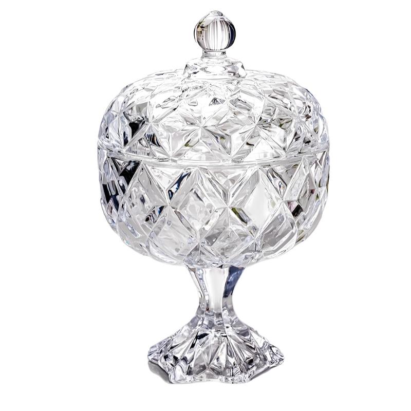 Clear Glass Storage Jar with Lid,Candy & Cookie Jar,Jewelry Box,Buffet & Biscuit Containers Decorative Candy Dishes 1
Clear Glass Storage Jar with Lid,Candy & Cookie Jar,Jewelry Box,Buffet & Biscuit Containers Decorative Candy Dishes 1