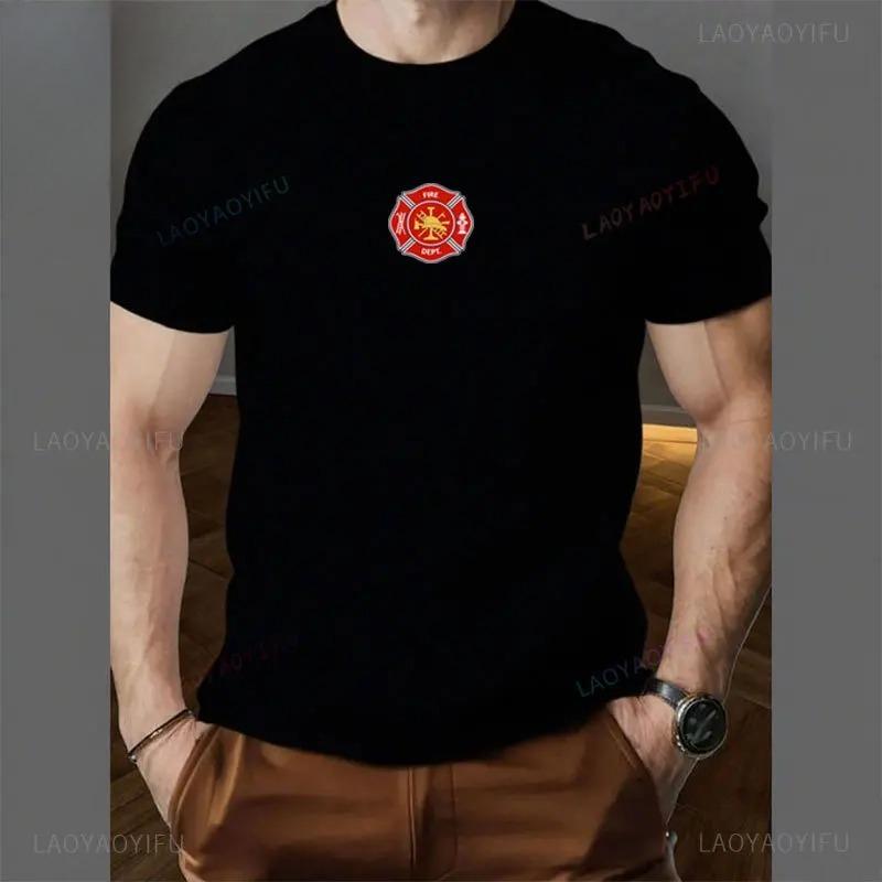 Fire Rescue Department T-Shirt Oversized Short Sleeved Cotton Crewneck Graphic T Shirts Ropa Hombre Camiseta Men Clothing 5XL різнокольоровий
Fire Rescue Department T-Shirt Oversized Short Sleeved Cotton Crewneck Graphic T Shirts Ropa Hombre Camiseta Men Clothing 5XL різнокольоровий
