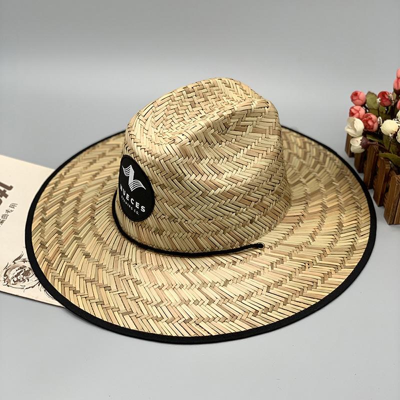 New Popular Tied Rope Lifeguard Hat Summer Sun Straw Hat Ladies Big Eaves Vacation Beach Panama Hats 58-60CM
New Popular Tied Rope Lifeguard Hat Summer Sun Straw Hat Ladies Big Eaves Vacation Beach Panama Hats 58-60CM