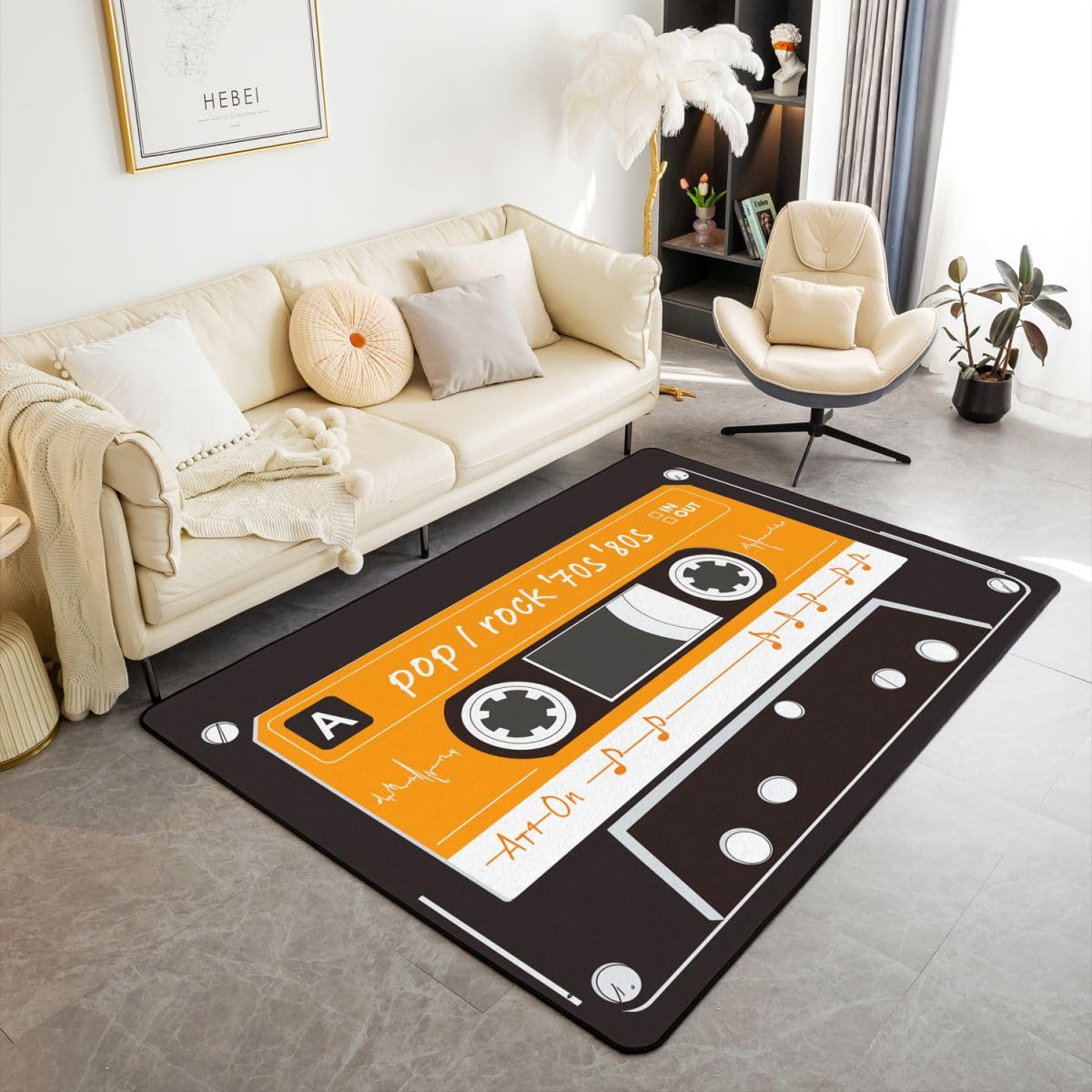 Erosebridal 80s Party Area Rug 3x5 for Bedside,Audio Cassette Carpet for Boys Girls Teens,Vintage Music Theme Rug for Bedroom Doorway,Retro 160cm x 200cm
Erosebridal 80s Party Area Rug 3x5 for Bedside,Audio Cassette Carpet for Boys Girls Teens,Vintage Music Theme Rug for Bedroom Doorway,Retro 160cm x 200cm