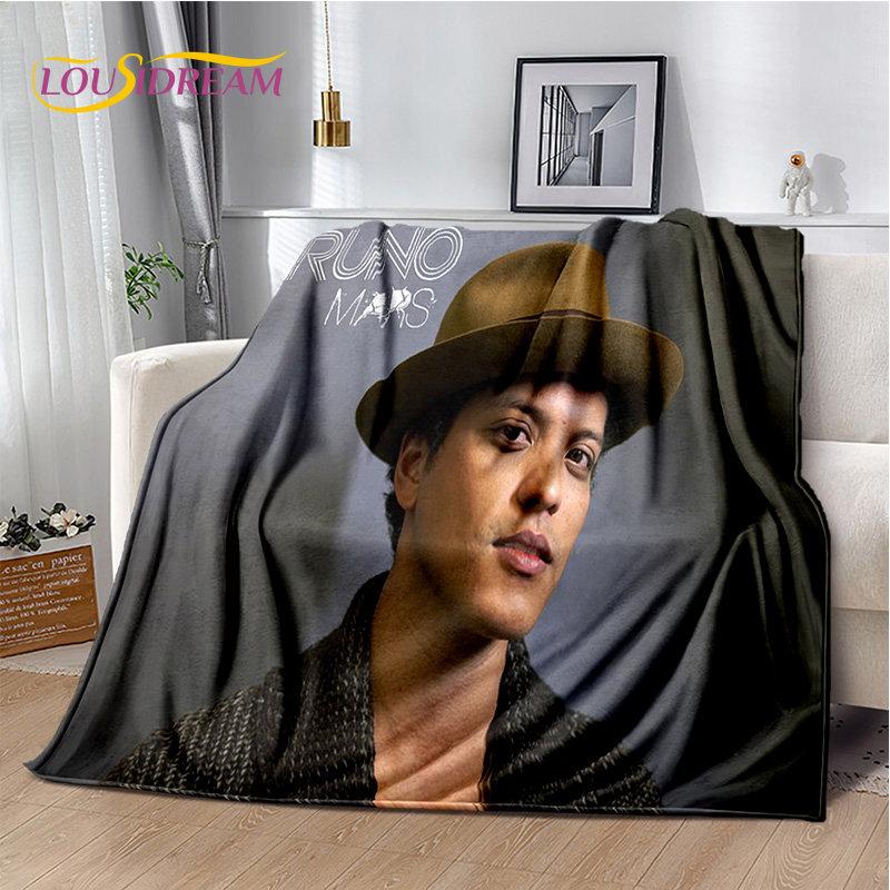 Мягкое плюшевое одеяло с 3D HD Bruno Mars Singer Star, фланелевое одеяло для гостиной, спальни, кровати, дивана, чехол для пикника, детское одеяло 75x90cm
Мягкое плюшевое одеяло с 3D HD Bruno Mars Singer Star, фланелевое одеяло для гостиной, спальни, кровати, дивана, чехол для пикника, детское одеяло 75x90cm