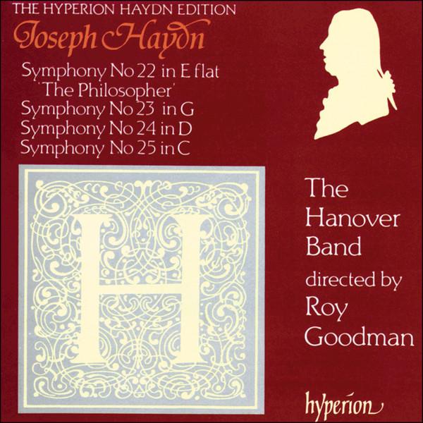 CD HAYDN, GOODMAN; HANOVER BAND - Haydn;Syms.22,23,24 & 25 CDA66536 Hyperion 1994 Europe Classical Used
CD HAYDN, GOODMAN; HANOVER BAND - Haydn;Syms.22,23,24 & 25 CDA66536 Hyperion 1994 Europe Classical Used