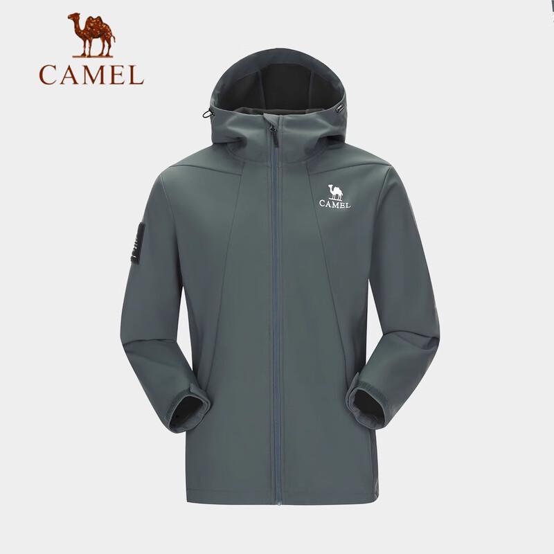 CAMEL Men s Hooded Outdoor Loose-Fit Softshell Jacket A14CZ01786 M
CAMEL Men s Hooded Outdoor Loose-Fit Softshell Jacket A14CZ01786 M