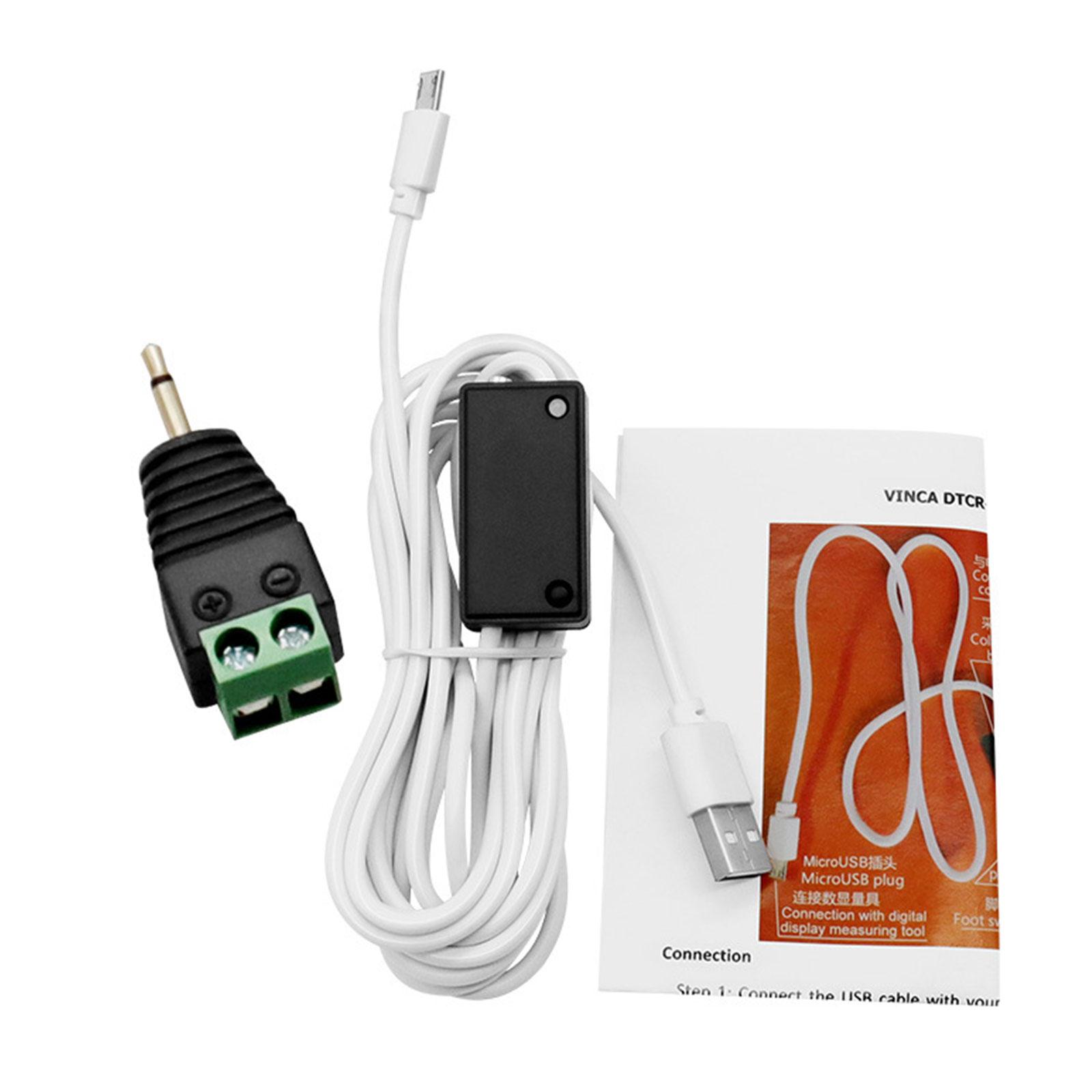 Convenient USB Adapter Compatible for Vernier Caliper Data Acquisition Adapter Plug Play Software Easy to Use Efficient
Convenient USB Adapter Compatible for Vernier Caliper Data Acquisition Adapter Plug Play Software Easy to Use Efficient