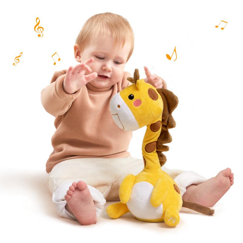 New Dancing Talking Animal Toy for Baby Toddler Boys Girls Gifts Singing Electronic Plush Toys Recording Repeating What You Say
New Dancing Talking Animal Toy for Baby Toddler Boys Girls Gifts Singing Electronic Plush Toys Recording Repeating What You Say