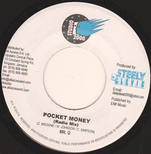 7inch Record MR. G - Pocket Money NONE Studio 2000 2005 Jamaica Reggae, Ska & Dub Used
7inch Record MR. G - Pocket Money NONE Studio 2000 2005 Jamaica Reggae, Ska & Dub Used