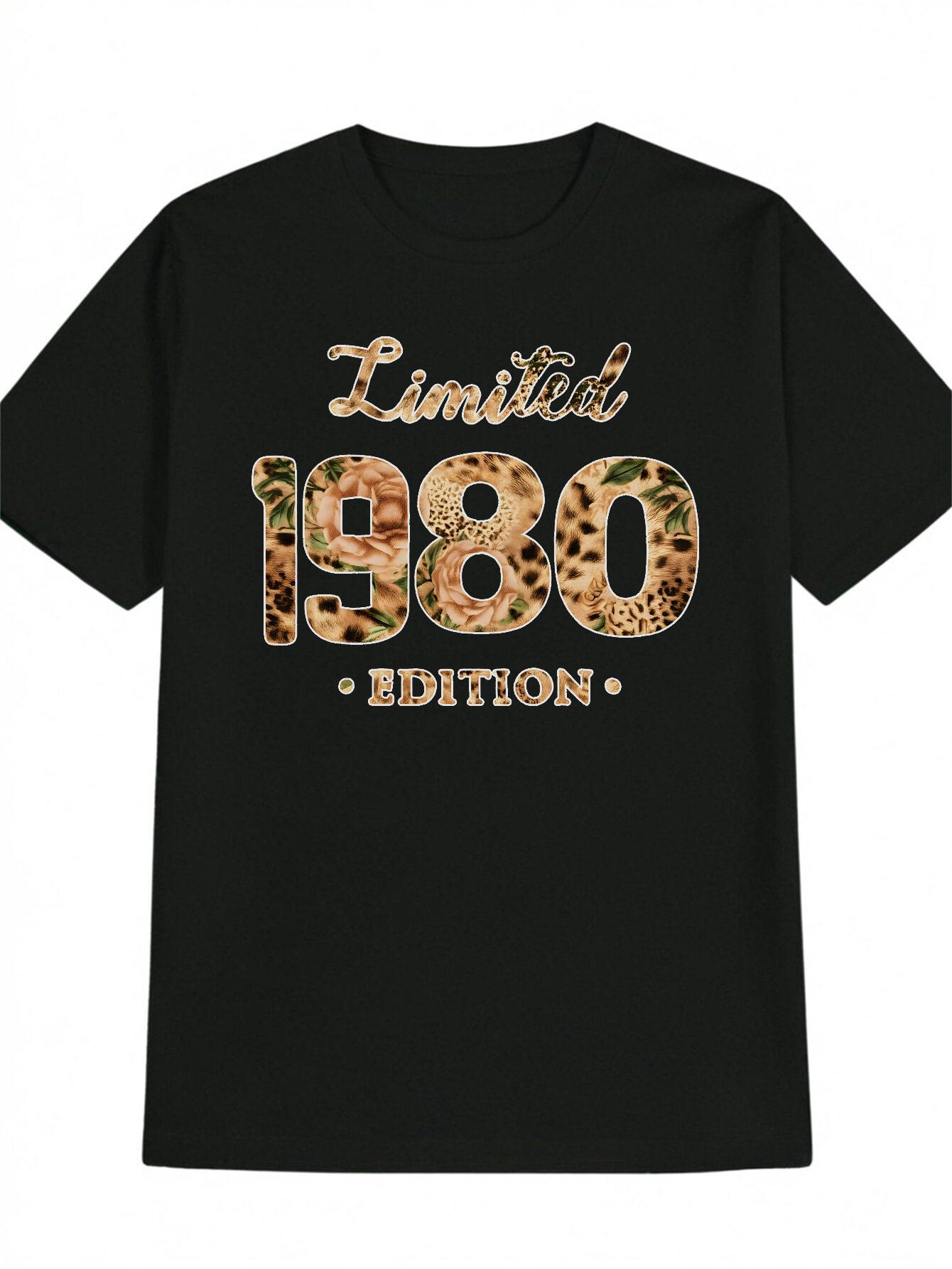 Vintage Limited1980 Graphic T-shirt - Black Retro Tee with Limited Edition 80s Design XXL
Vintage Limited1980 Graphic T-shirt - Black Retro Tee with Limited Edition 80s Design XXL