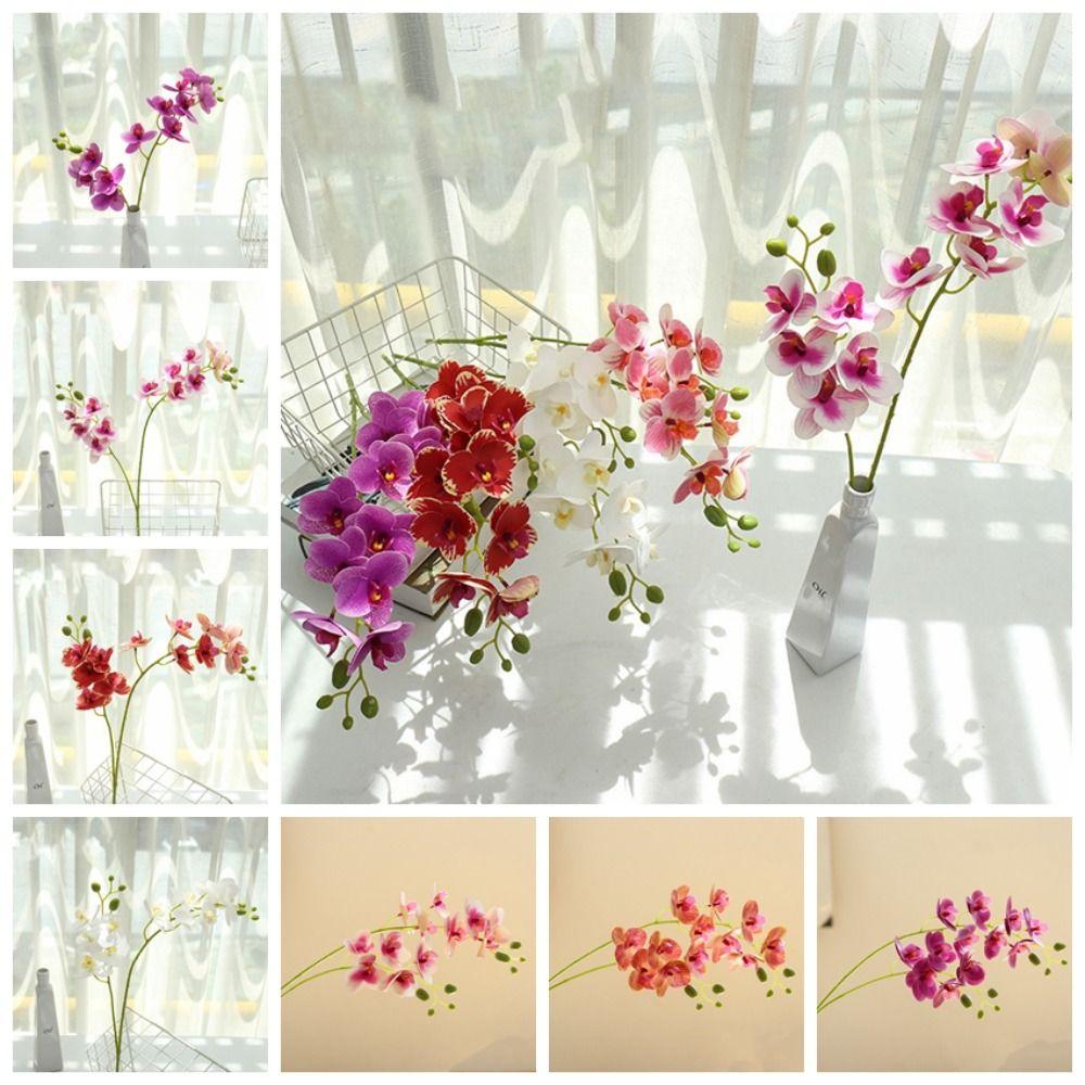 3D Printing Artificial Orchids Flower 12 Flower Simulation Flower Home Decor 
3D Printing Artificial Orchids Flower 12 Flower Simulation Flower Home Decor