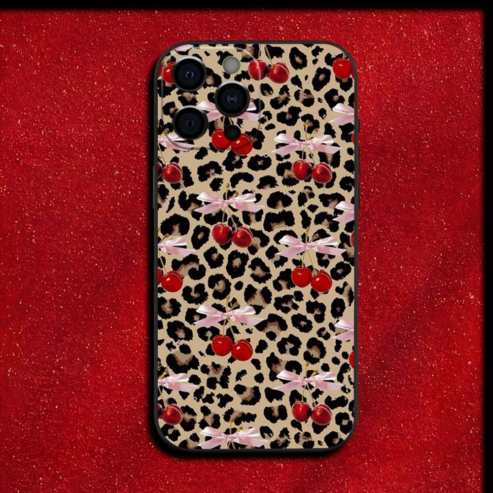 Leopard Print Cherry Star Phone Case For iPhone 16,15,14,13,12,11,Pro,X,XS,Max,XR,Plus,Mini Soft Black Cover iPhone12PRO
Leopard Print Cherry Star Phone Case For iPhone 16,15,14,13,12,11,Pro,X,XS,Max,XR,Plus,Mini Soft Black Cover iPhone12PRO