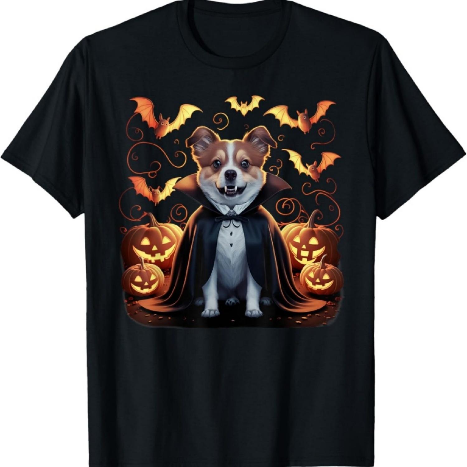 Spooky Dracula Dog Vampire Halloween Pumpkins Bats T-Shirt XXXXXL чёрный
Spooky Dracula Dog Vampire Halloween Pumpkins Bats T-Shirt XXXXXL чёрный