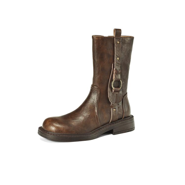 Fashion NEW Autumn Women Boots Split Leather Shoes for Women Round Toe Chunky Heel Shoes Zipper Short Boots Casual Buckle Western Boots 40 коричневый
Fashion NEW Autumn Women Boots Split Leather Shoes for Women Round Toe Chunky Heel Shoes Zipper Short Boots Casual Buckle Western Boots 40 коричневый