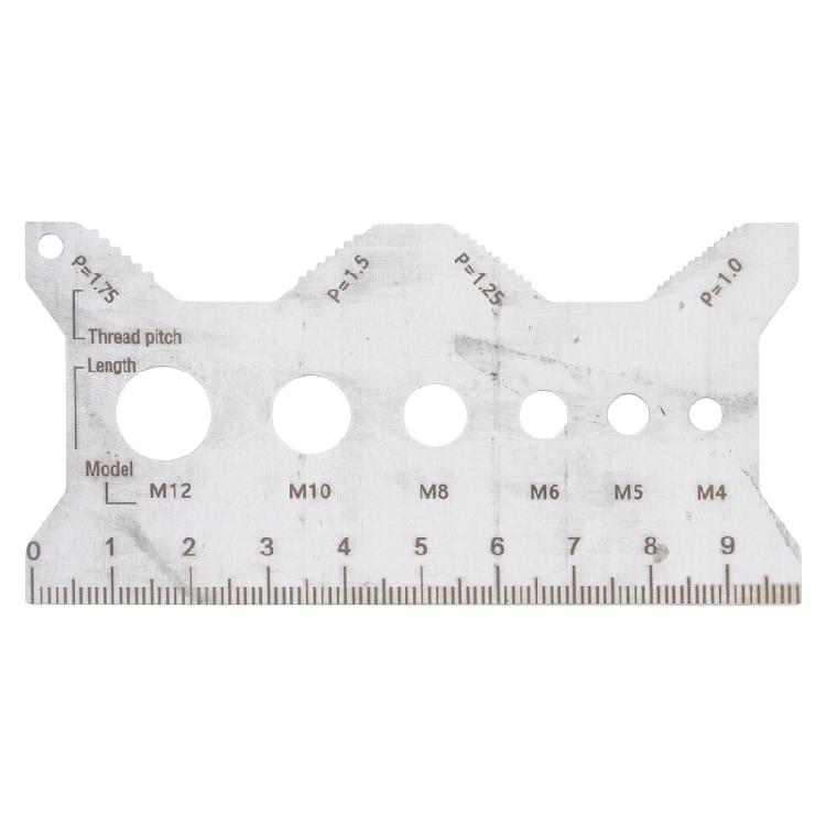 Precise Machined Thread Pitches Gauge Double Side Bilingual Marking Fit for Technicians Workshop Industrial Applications
Precise Machined Thread Pitches Gauge Double Side Bilingual Marking Fit for Technicians Workshop Industrial Applications