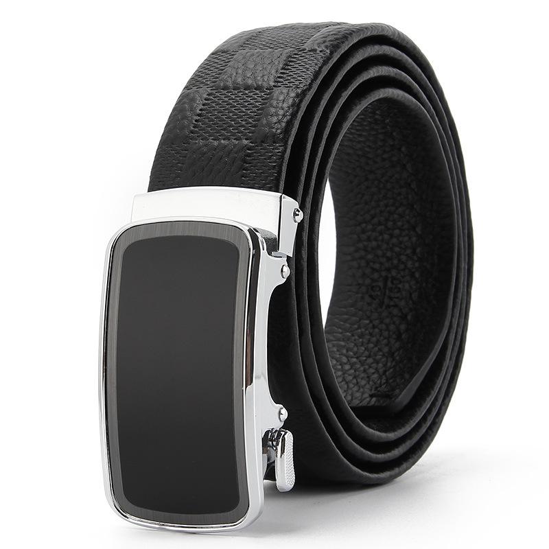 Новый ремень с окантовкой из верхнего слоя коровьей кожи, мужской, с автоматической пряжкой, клетчатый, из натуральной коровьей кожи, деловой, повседневный 110-130CM
Новый ремень с окантовкой из верхнего слоя коровьей кожи, мужской, с автоматической пряжкой, клетчатый, из натуральной коровьей кожи, деловой, повседневный 110-130CM