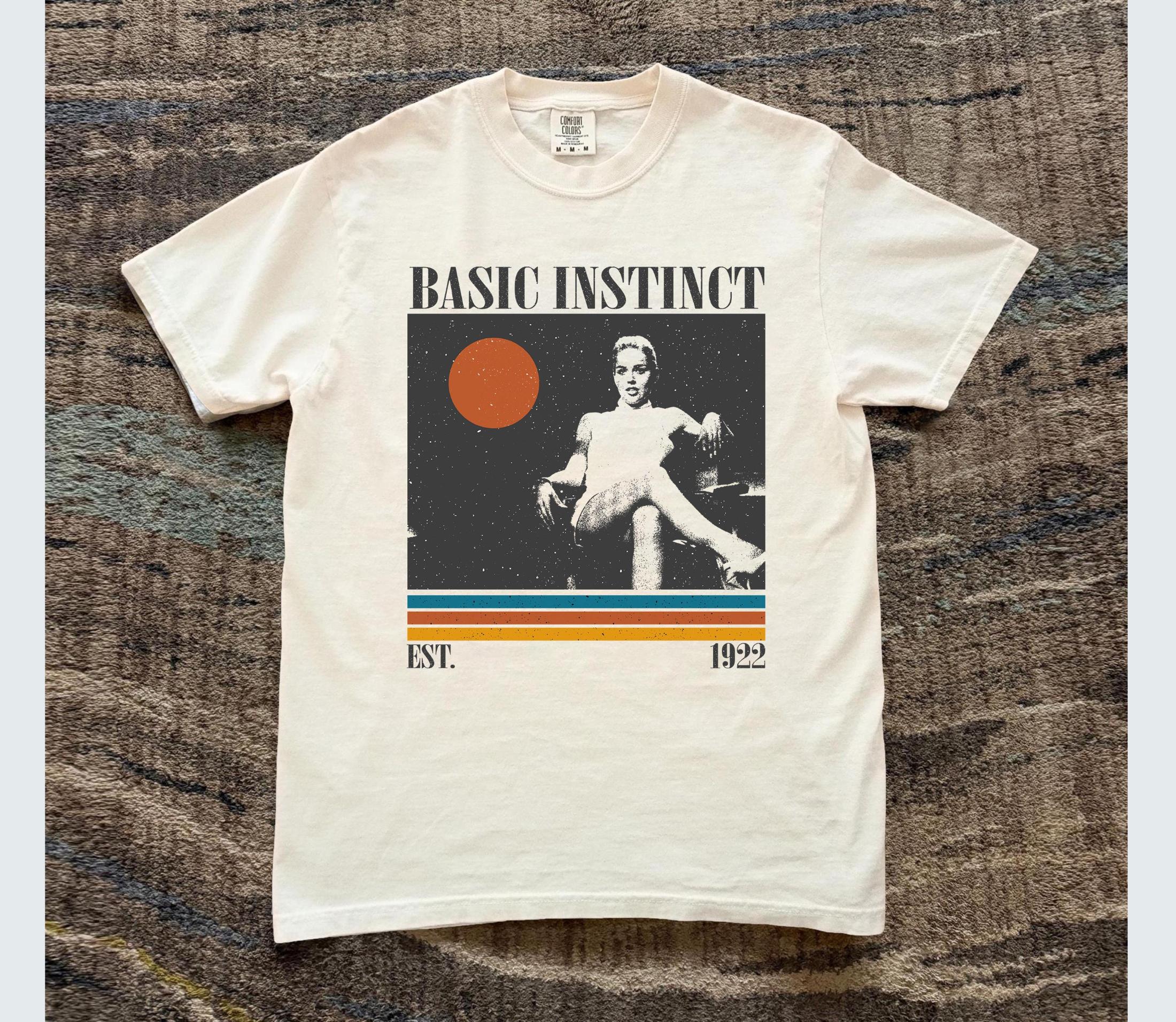 Instinct Movie Theme Tshirt Comfortable Collar Retro Tshirt Printed Pattern Tshirt Gift for Fans Unisexs and Womens Tshirt S
Instinct Movie Theme Tshirt Comfortable Collar Retro Tshirt Printed Pattern Tshirt Gift for Fans Unisexs and Womens Tshirt S