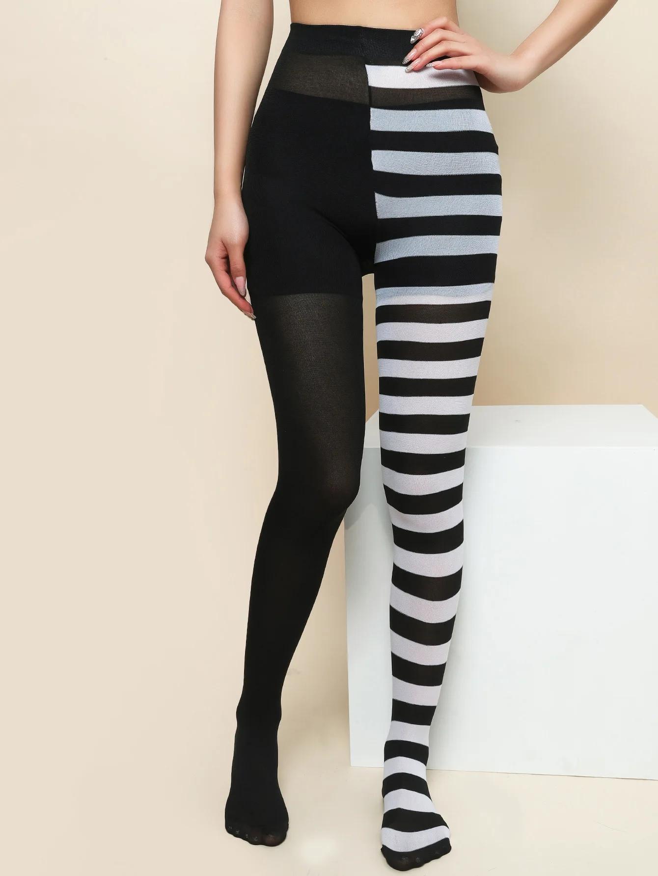 Goth Style Punk Women Striped Pantyhose Rainbow Long Tights Halloween Christmas High Waist Cosplay Stocking Elastic Slim Legging чёрный
Goth Style Punk Women Striped Pantyhose Rainbow Long Tights Halloween Christmas High Waist Cosplay Stocking Elastic Slim Legging чёрный