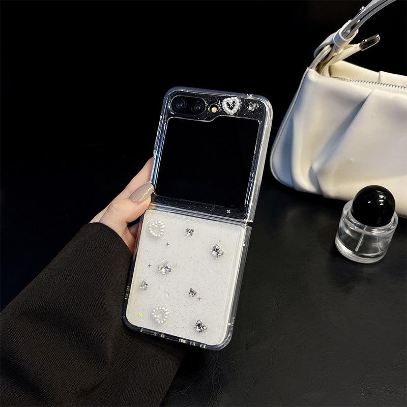 Transparent Glitter Rhinestone Phone Case For Samsung Zflod5 Transparent Zflip6 Folding Flip W24Flip Samsung zflip3
Transparent Glitter Rhinestone Phone Case For Samsung Zflod5 Transparent Zflip6 Folding Flip W24Flip Samsung zflip3